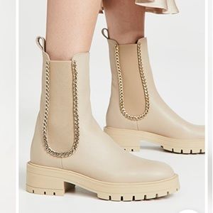 AQUAZZURA Mason Leather Lug Sole boots